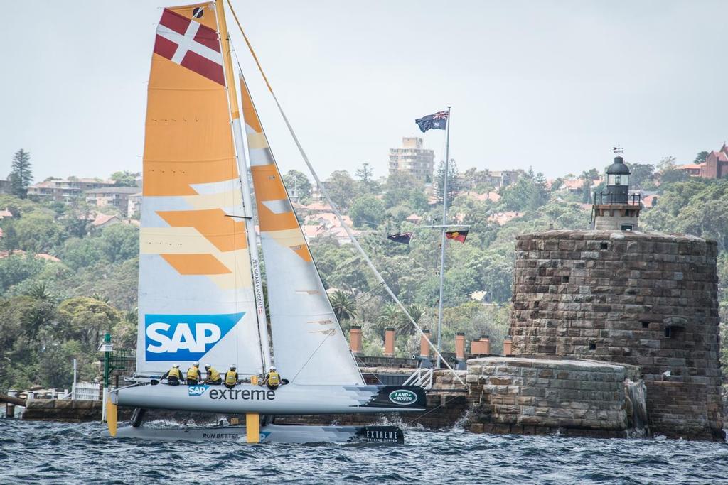 SAP Team 4 - Extreme Sailing Series™ 2015 © Tristan Stedman